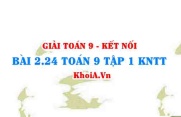 Bài 2.24 SGK Toán 9 tập 1 Kết nối tri thức